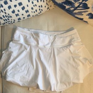 Lululemon White Tennis skirt Size 4